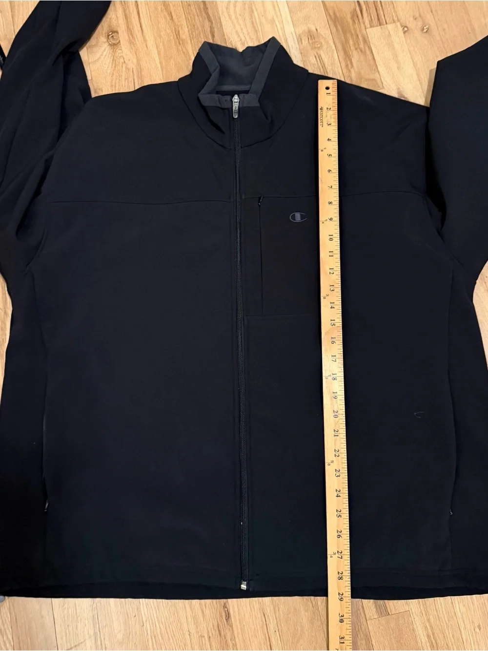 Champion Black Lightweight Full-Zip Shirt Jacket